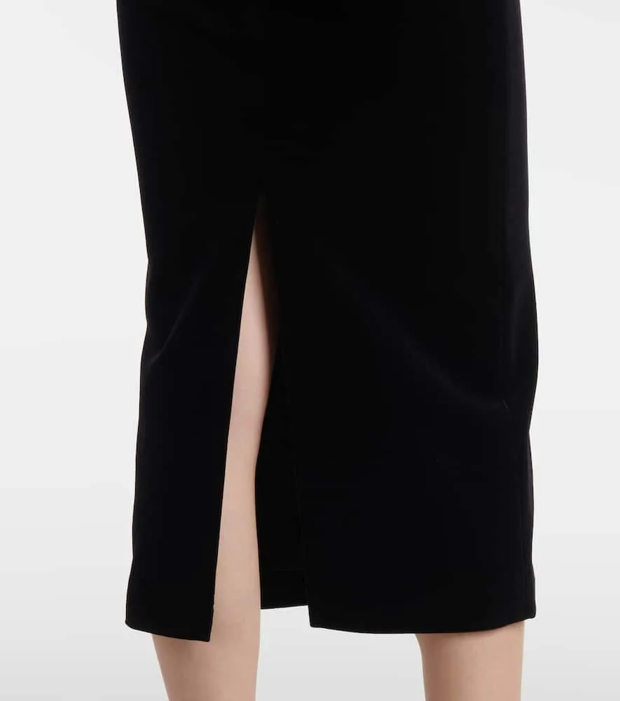 Alex Perry Velvet corset dress