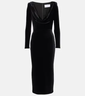 Alex Perry Velvet corset dress