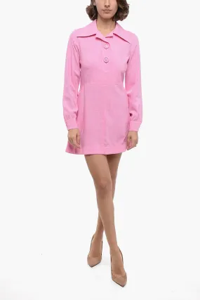 Ami Alexandre Mattiussi A-Line Dress with Maxi Buttoms