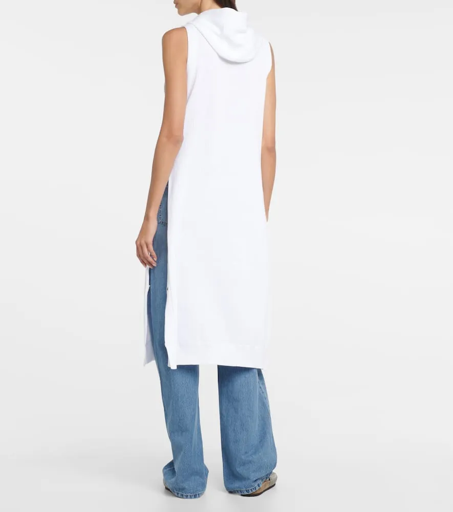 Brunello Cucinelli Hooded midi dress