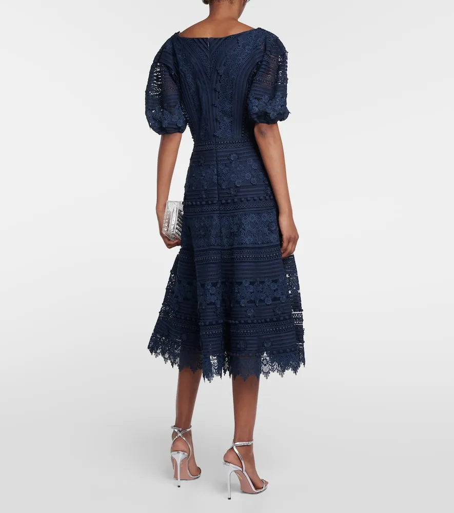 Carolina Herrera Embroidered midi dress