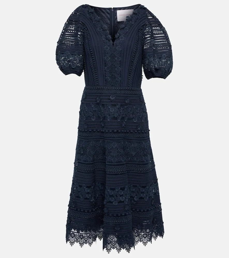 Carolina Herrera Embroidered midi dress