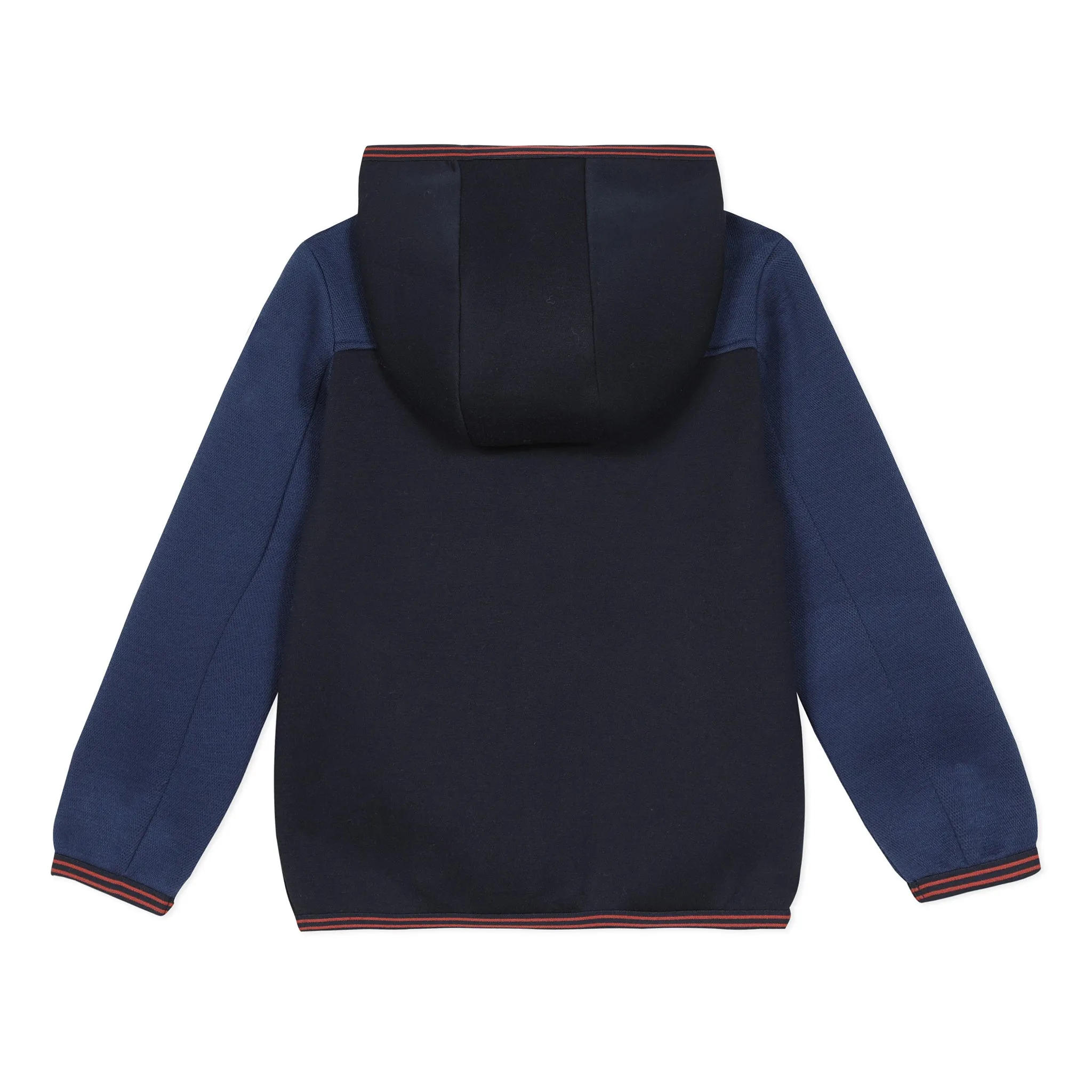CATIMINI Blue foamback zip up hoodie