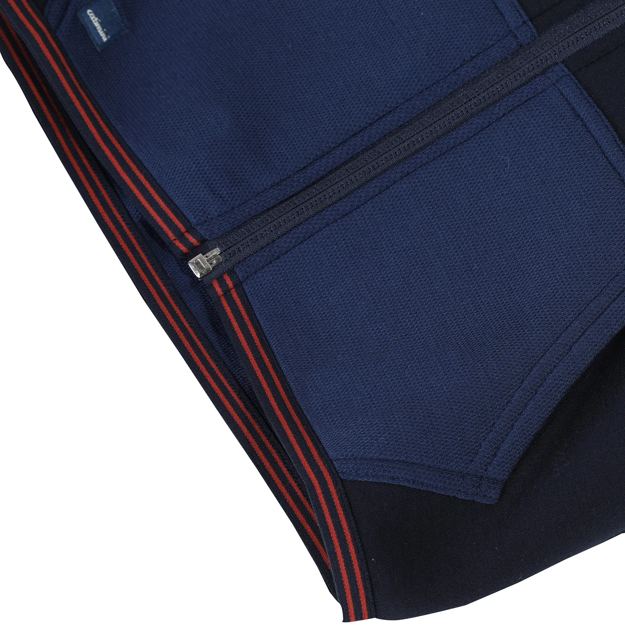 CATIMINI Blue foamback zip up hoodie