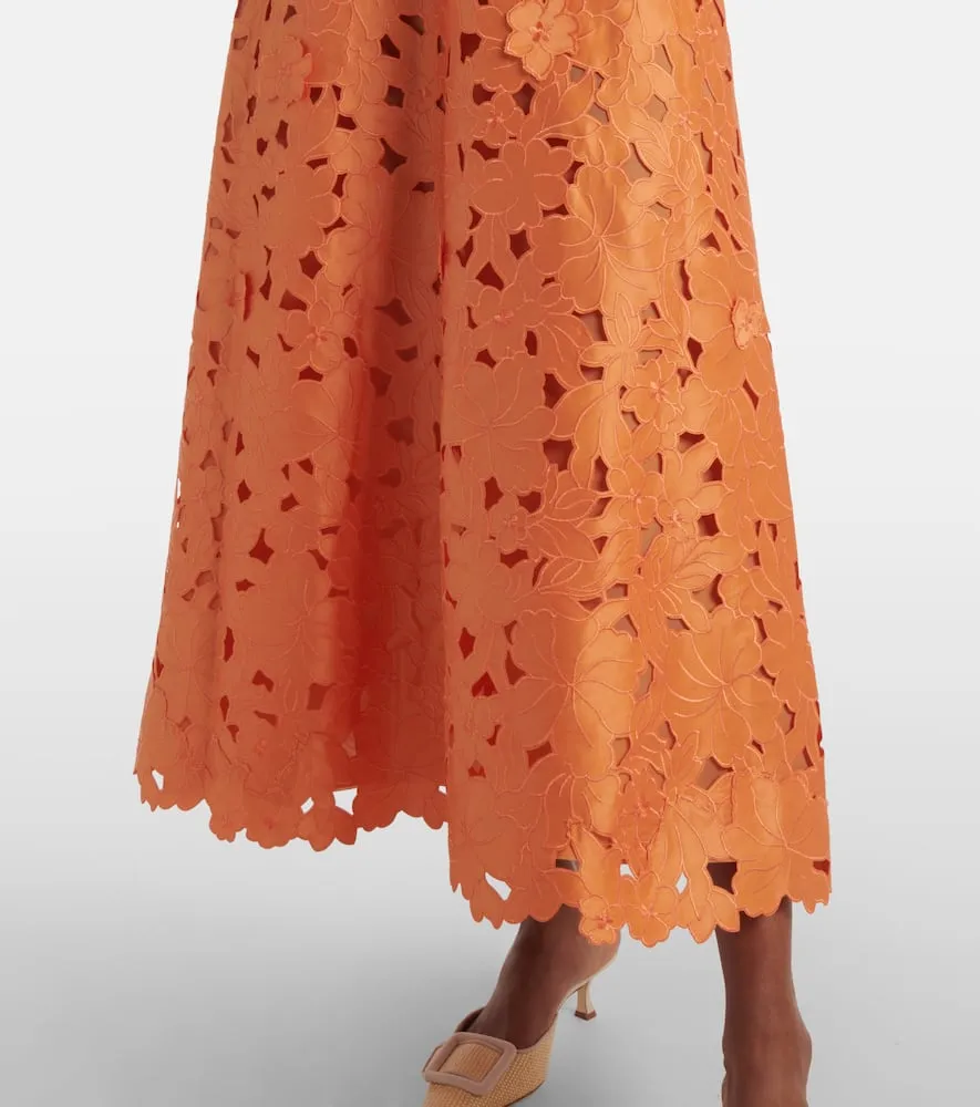 Costarellos Lorina lace bustier dress