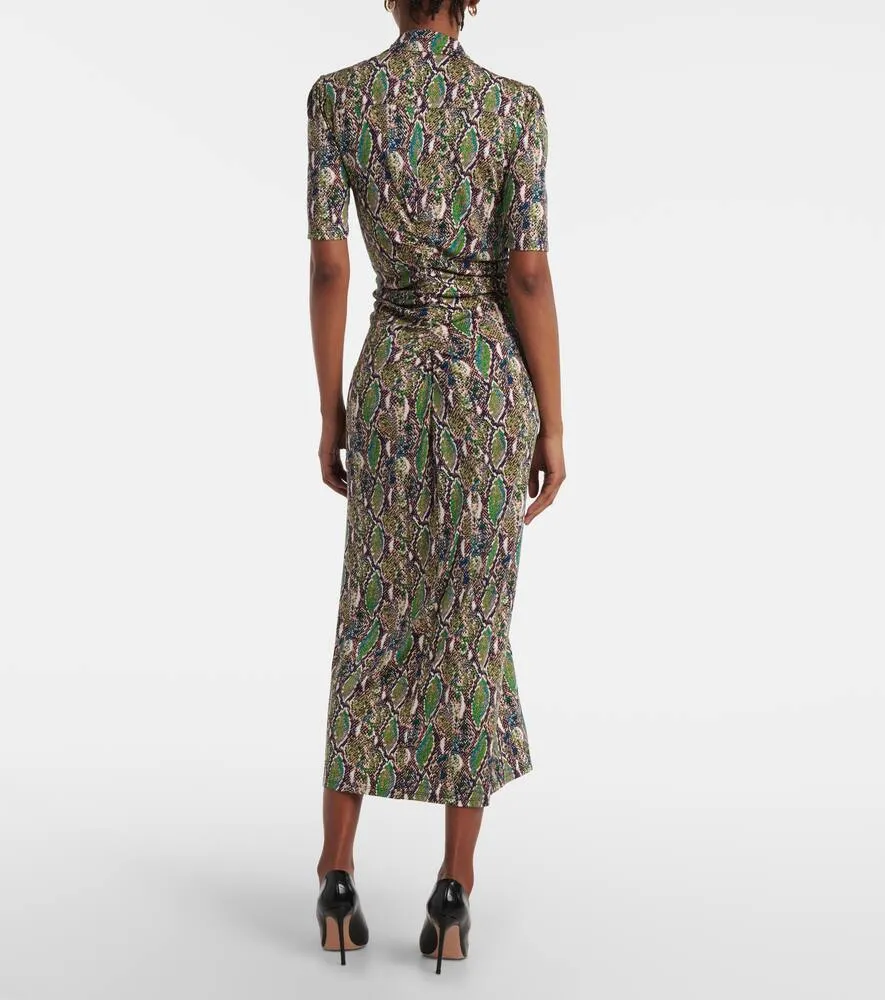 Diane von Furstenberg Zoey printed jersey midi dress