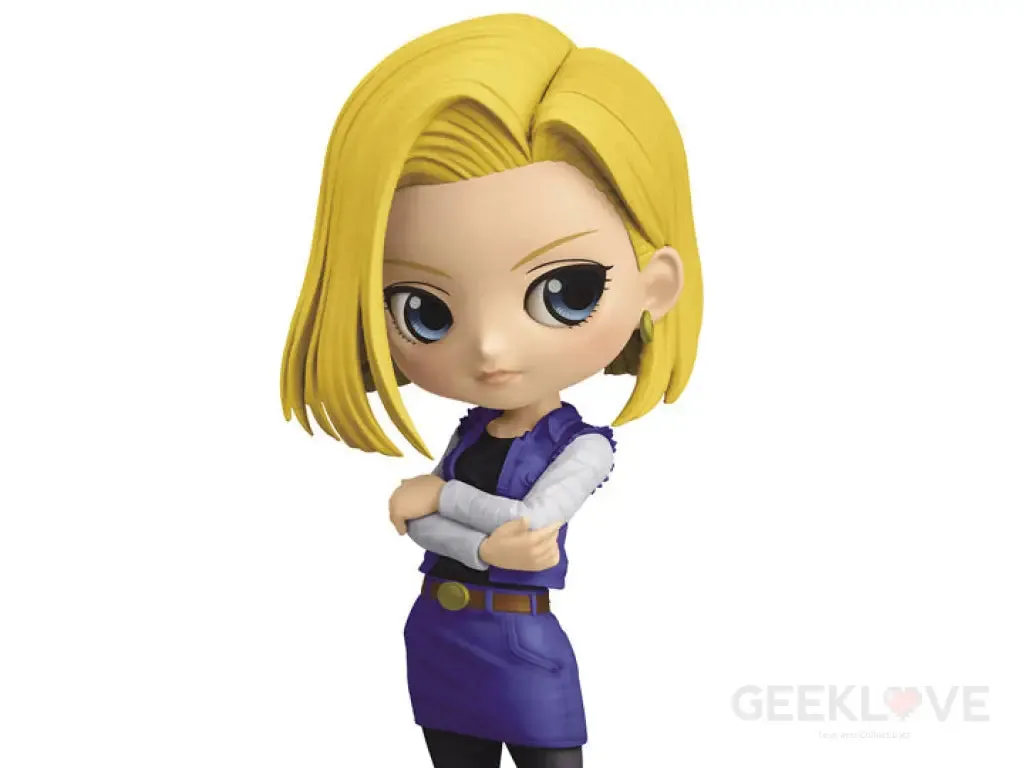 Dragon Ball Z Q Posket Android 18 - Blue