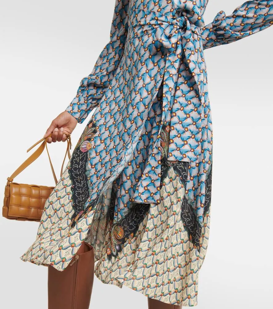 Etro Floral sabl√É¬© midi dress