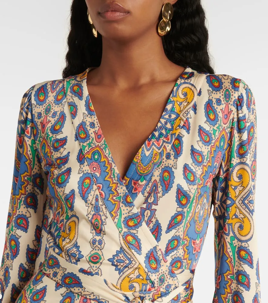 Etro Printed midi dress