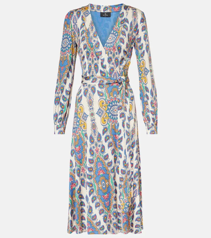 Etro Printed midi dress