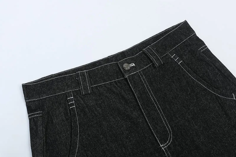 FK | Hip-Hop Oversized Denim Jorts