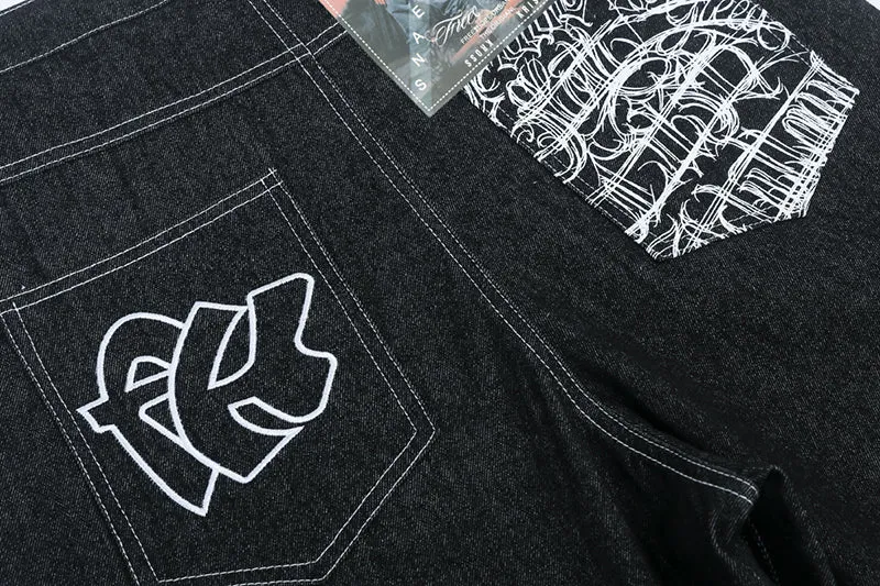 FK | Hip-Hop Oversized Denim Jorts