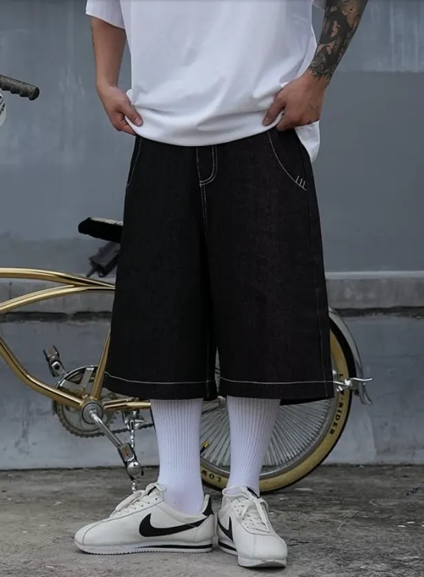 FK | Hip-Hop Oversized Denim Jorts