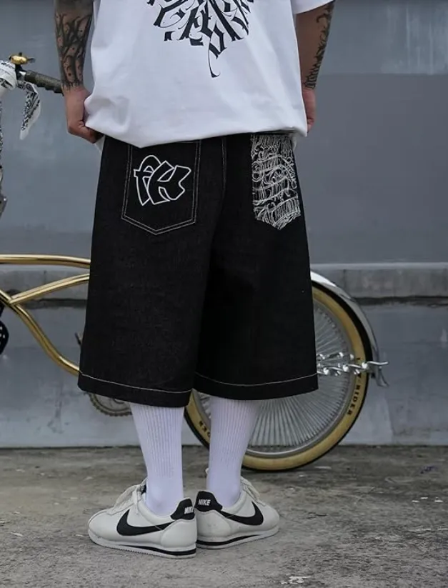 FK | Hip-Hop Oversized Denim Jorts
