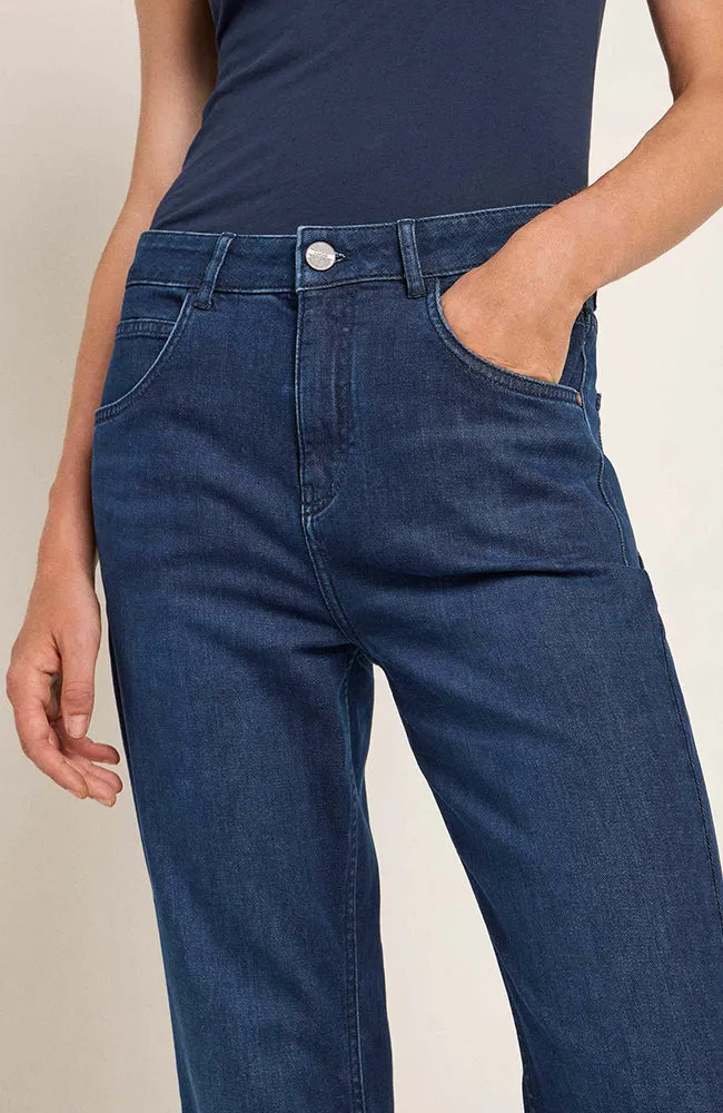 Flared jeans dark blue