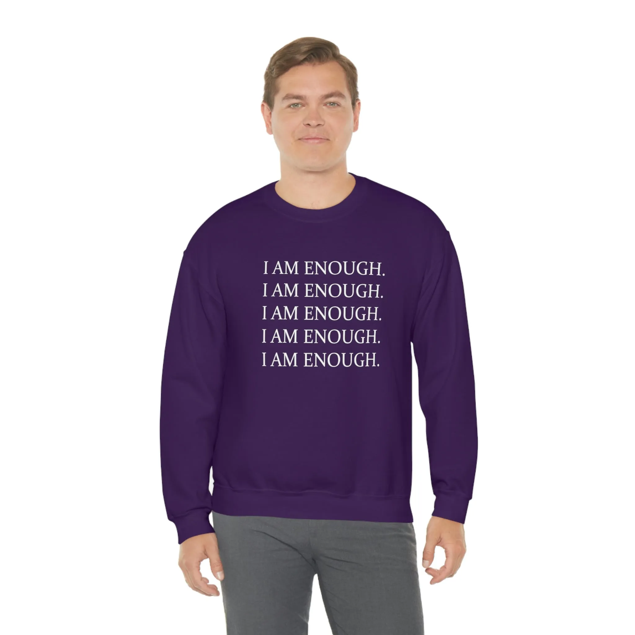 FYD Unisex Sweatshirt I am enough graphic print