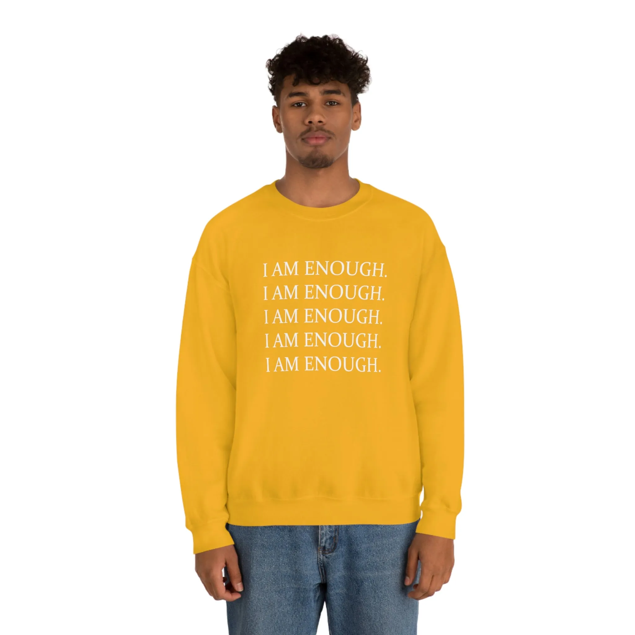 FYD Unisex Sweatshirt I am enough graphic print