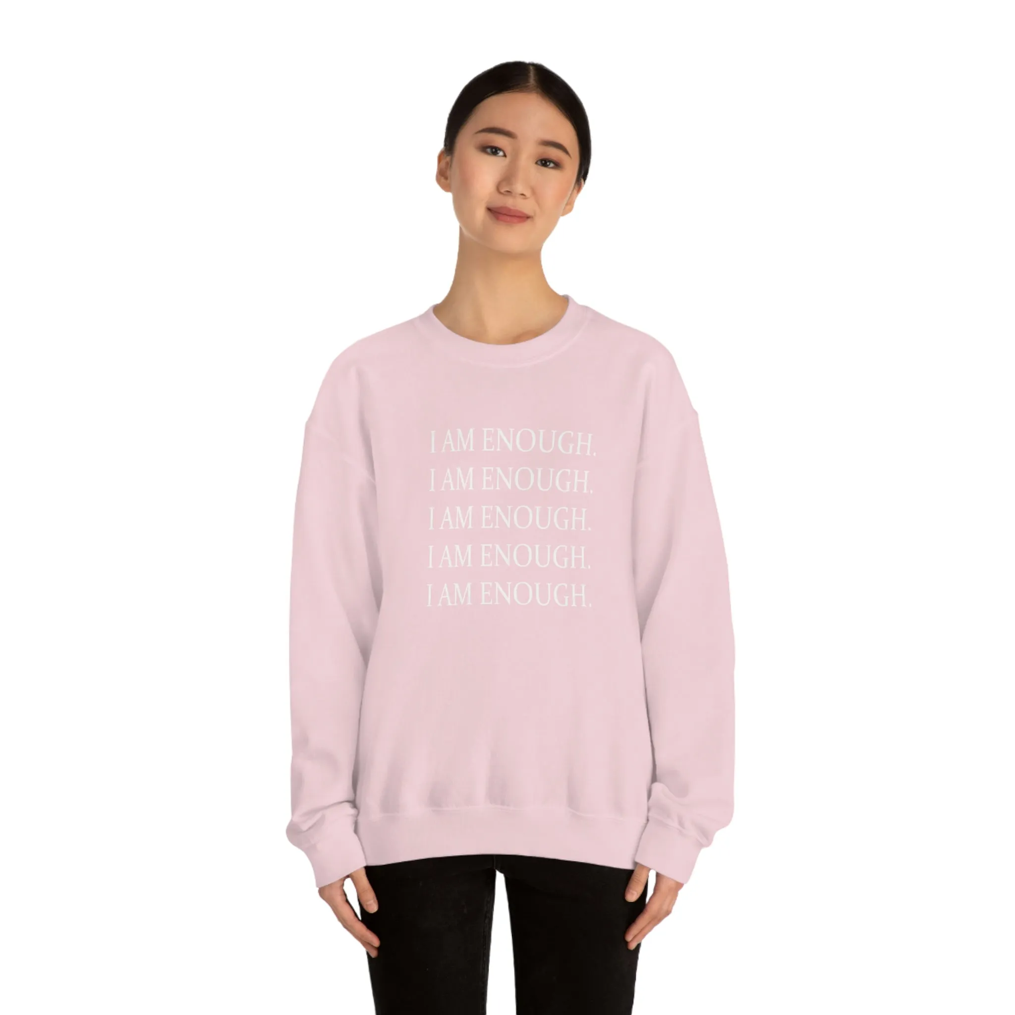 FYD Unisex Sweatshirt I am enough graphic print