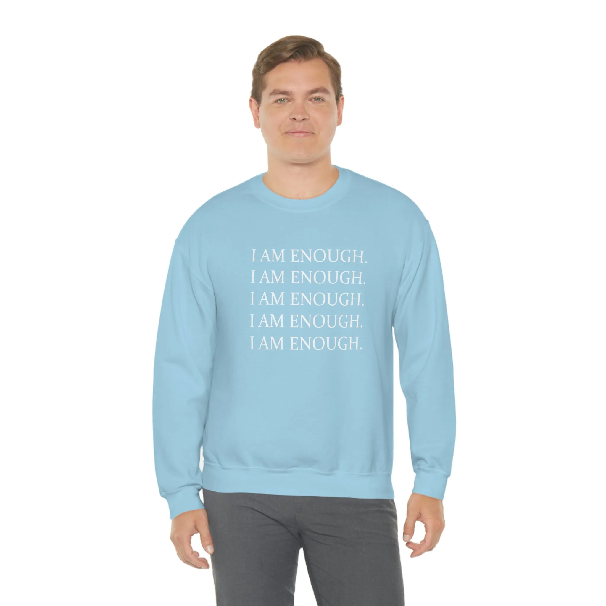 FYD Unisex Sweatshirt I am enough graphic print