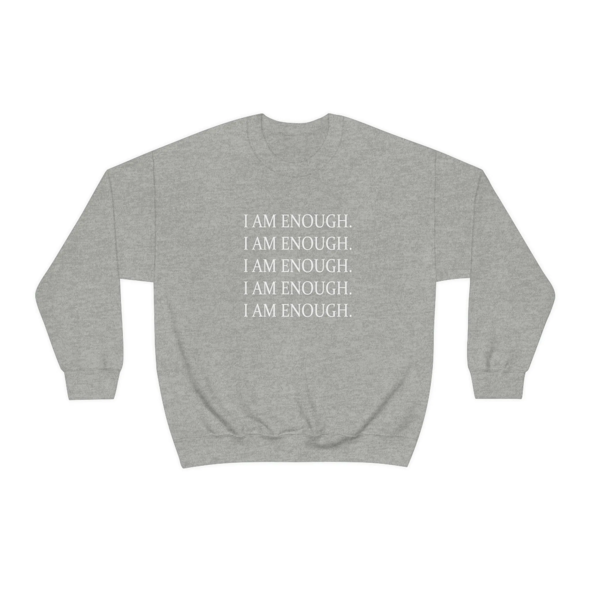 FYD Unisex Sweatshirt I am enough graphic print