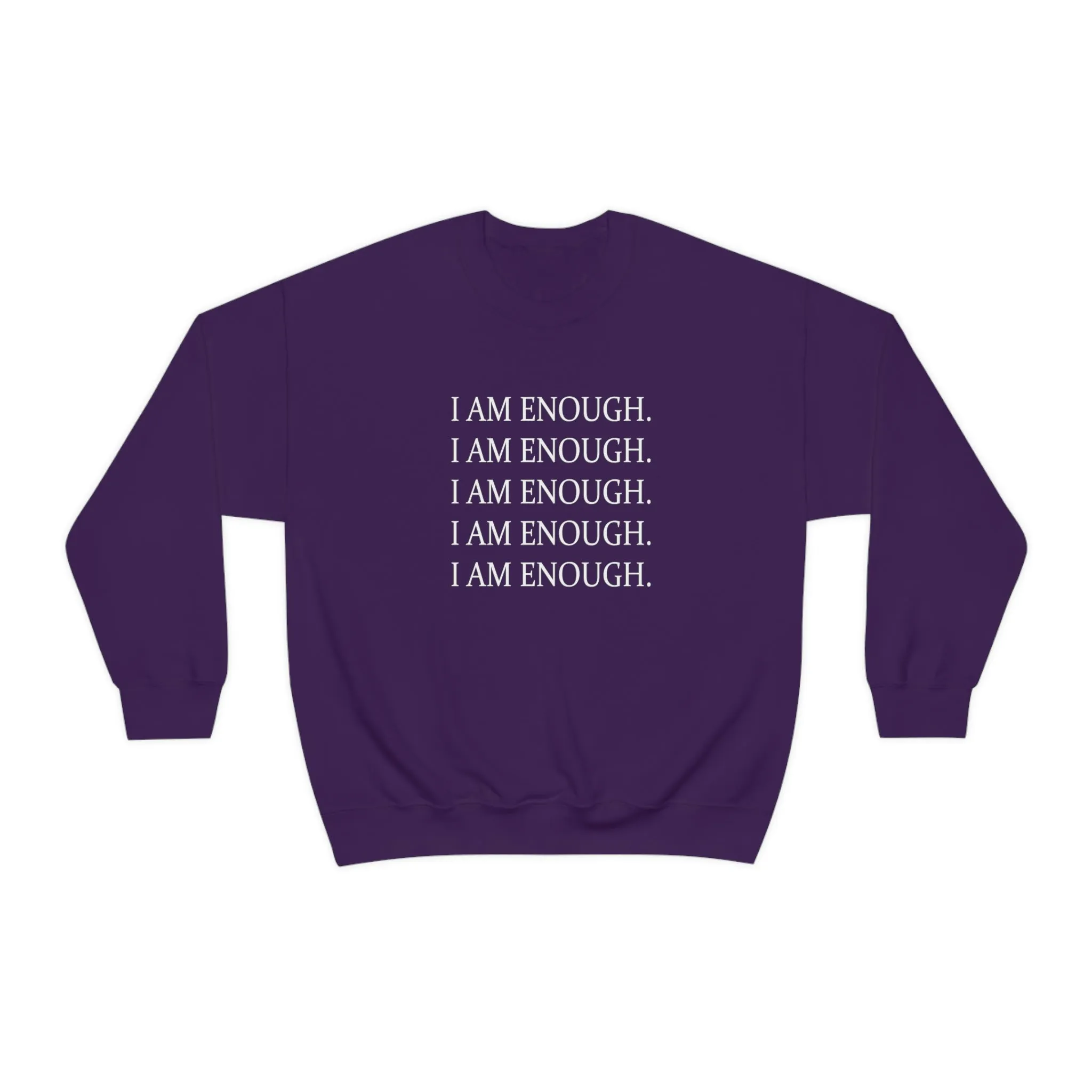 FYD Unisex Sweatshirt I am enough graphic print
