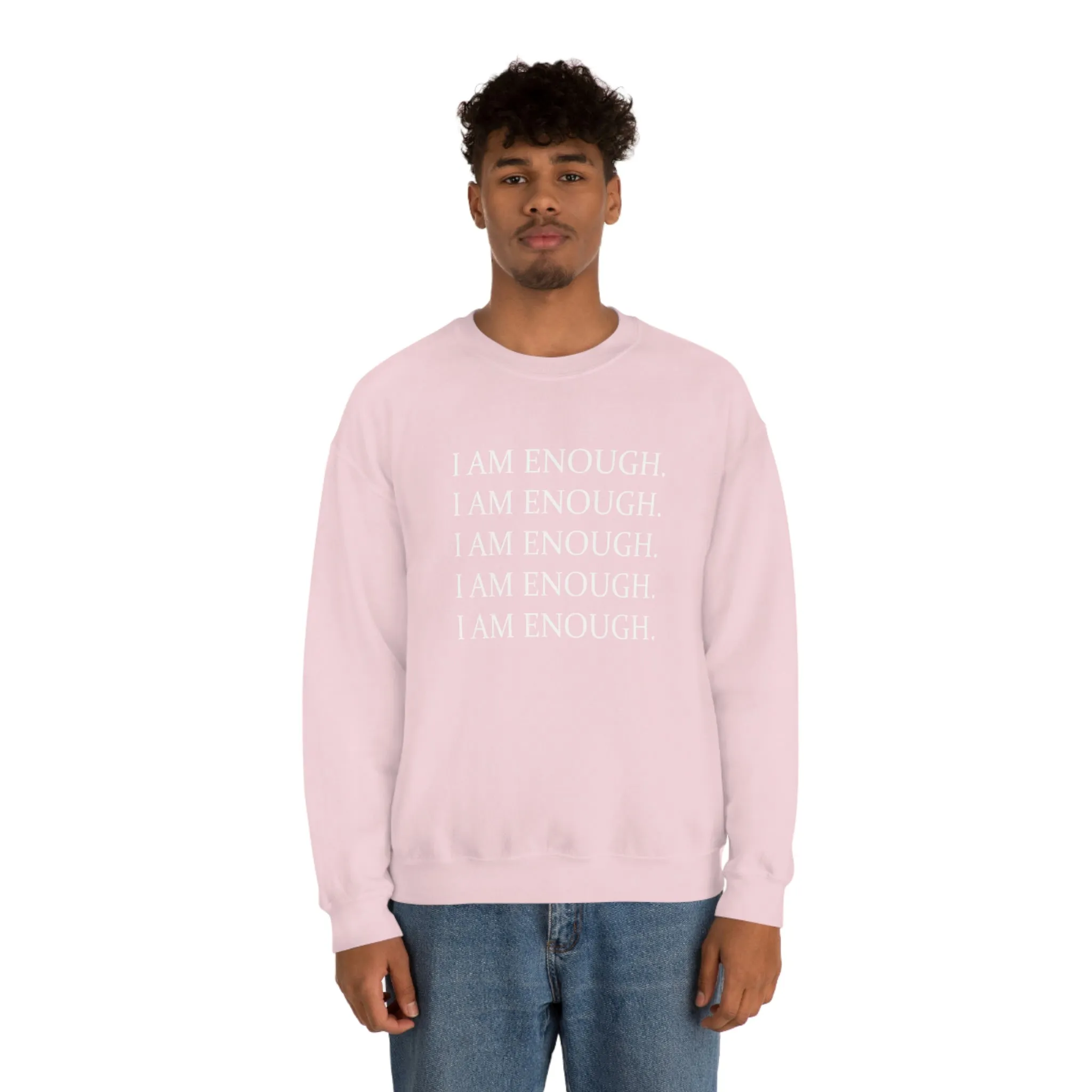 FYD Unisex Sweatshirt I am enough graphic print