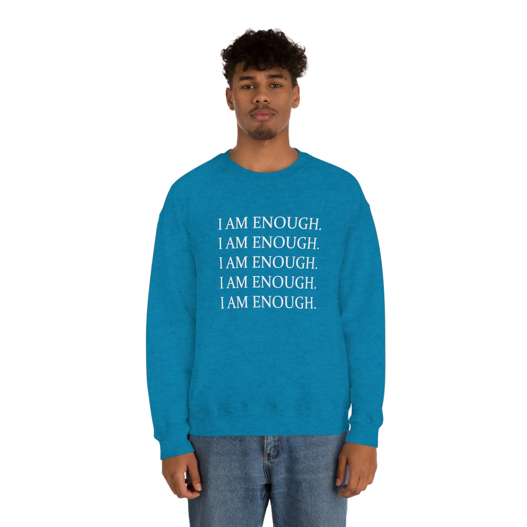 FYD Unisex Sweatshirt I am enough graphic print