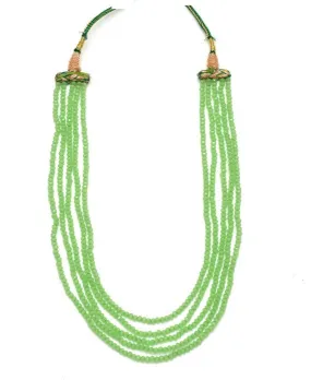 Glass Layers: Delicate Necklace Artistry