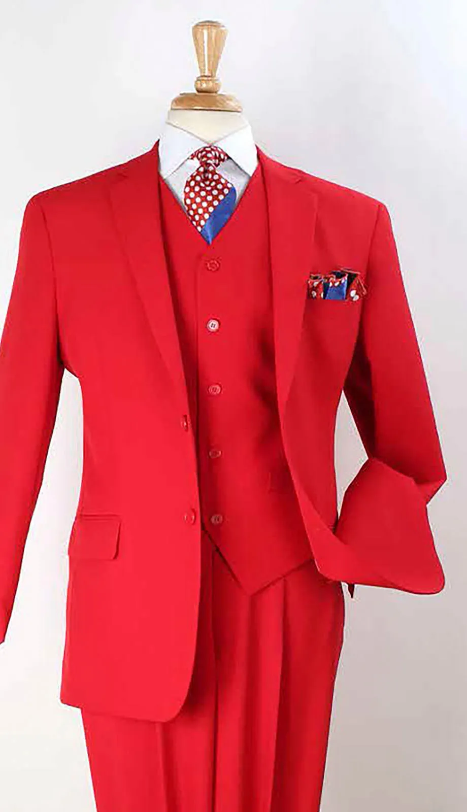 Iconic P3208-RED Mens Suit