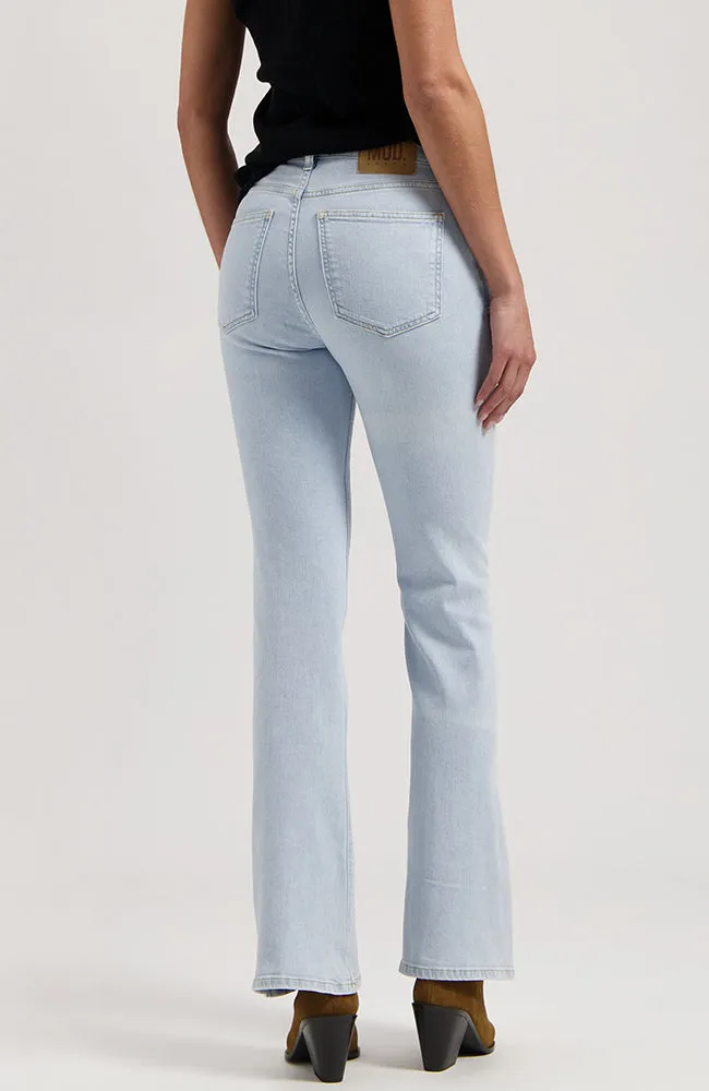 Isy Flared jeans light stone
