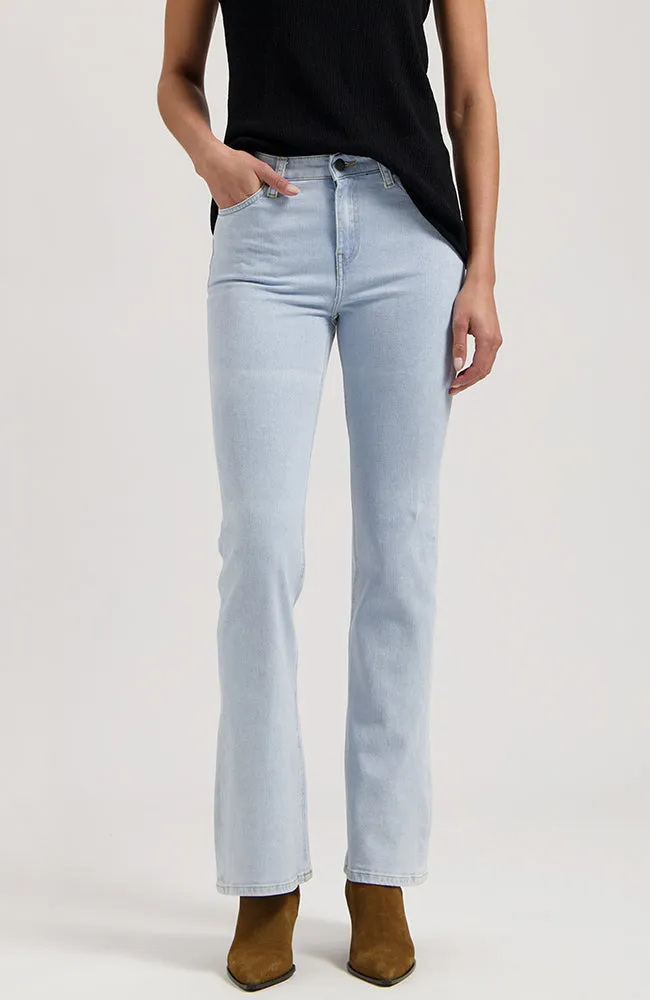 Isy Flared jeans light stone