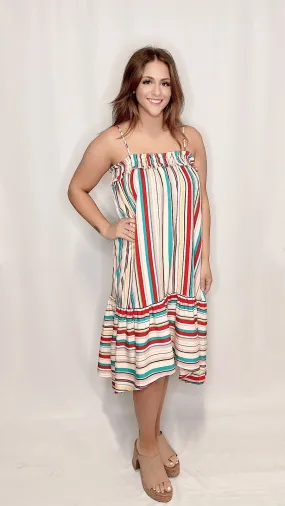 Joelle Striped Dress