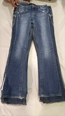 Ladies y2k Emblished Flared Jeans -14PC