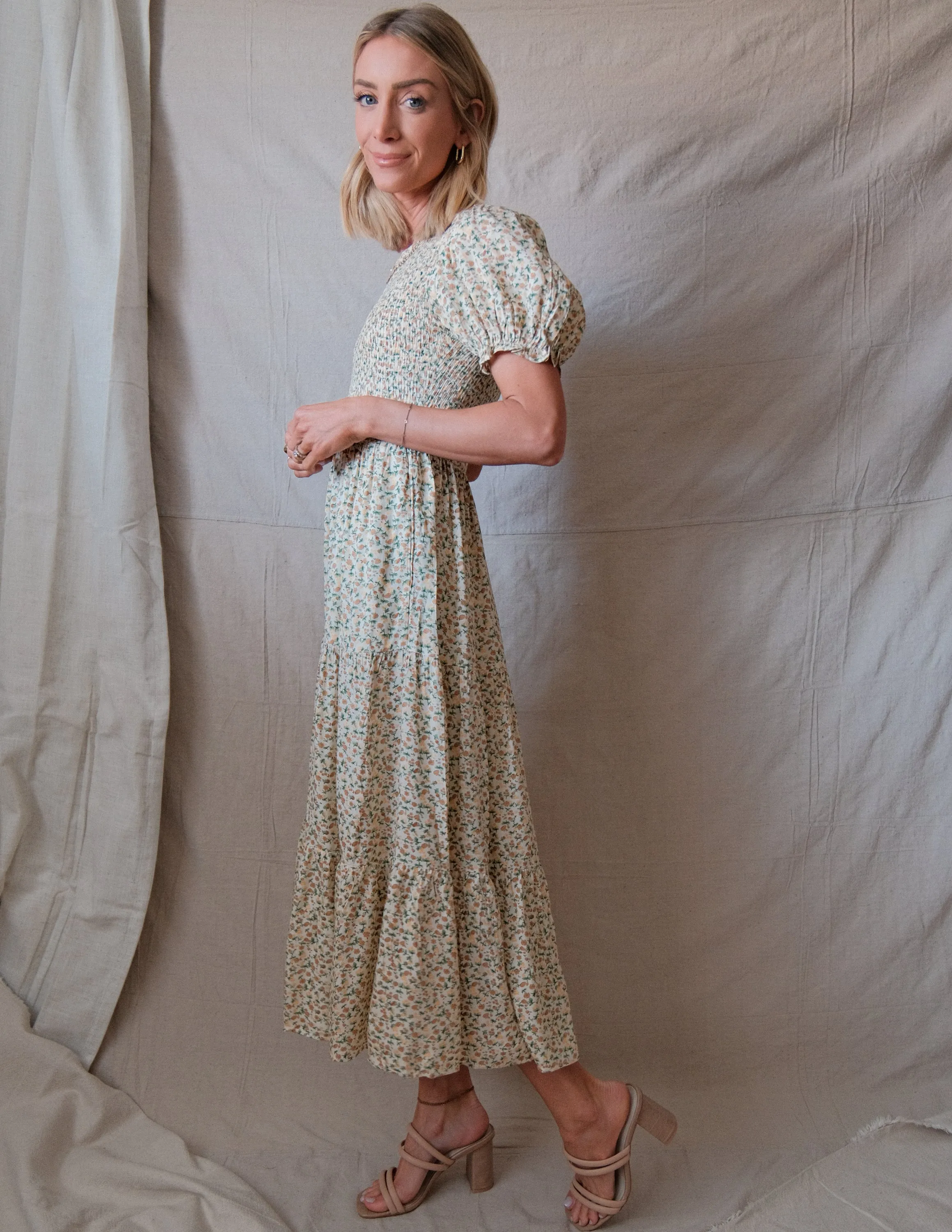 Lauralee Floral Midi Dress