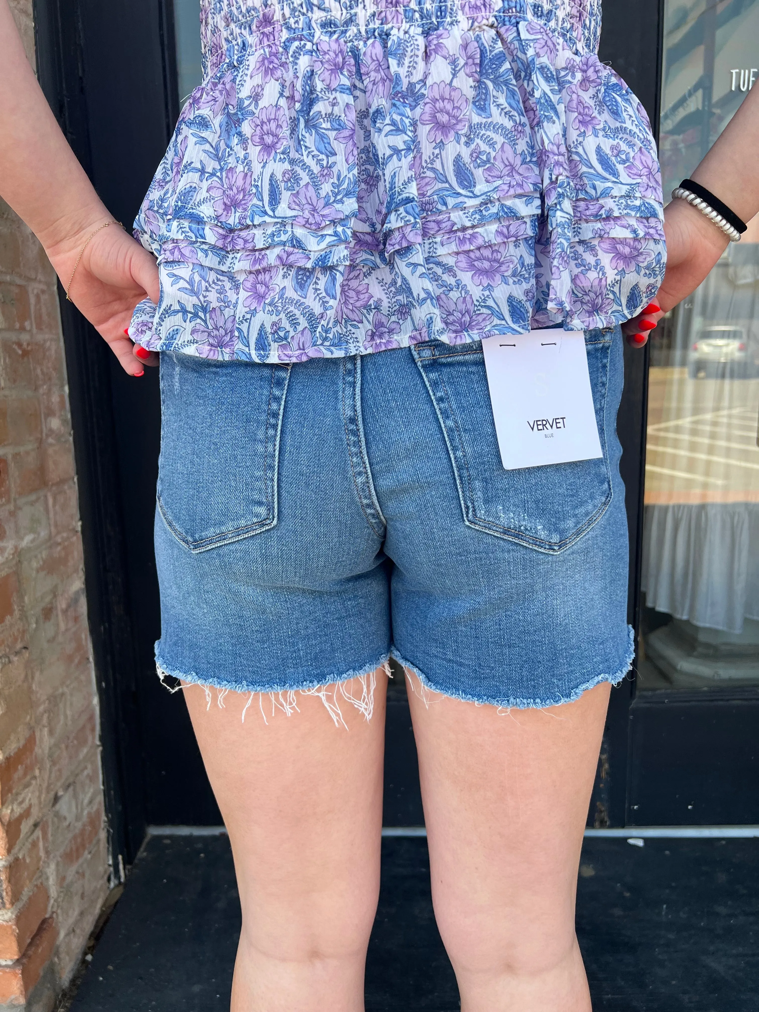 Nina Vervet Jean Shorts