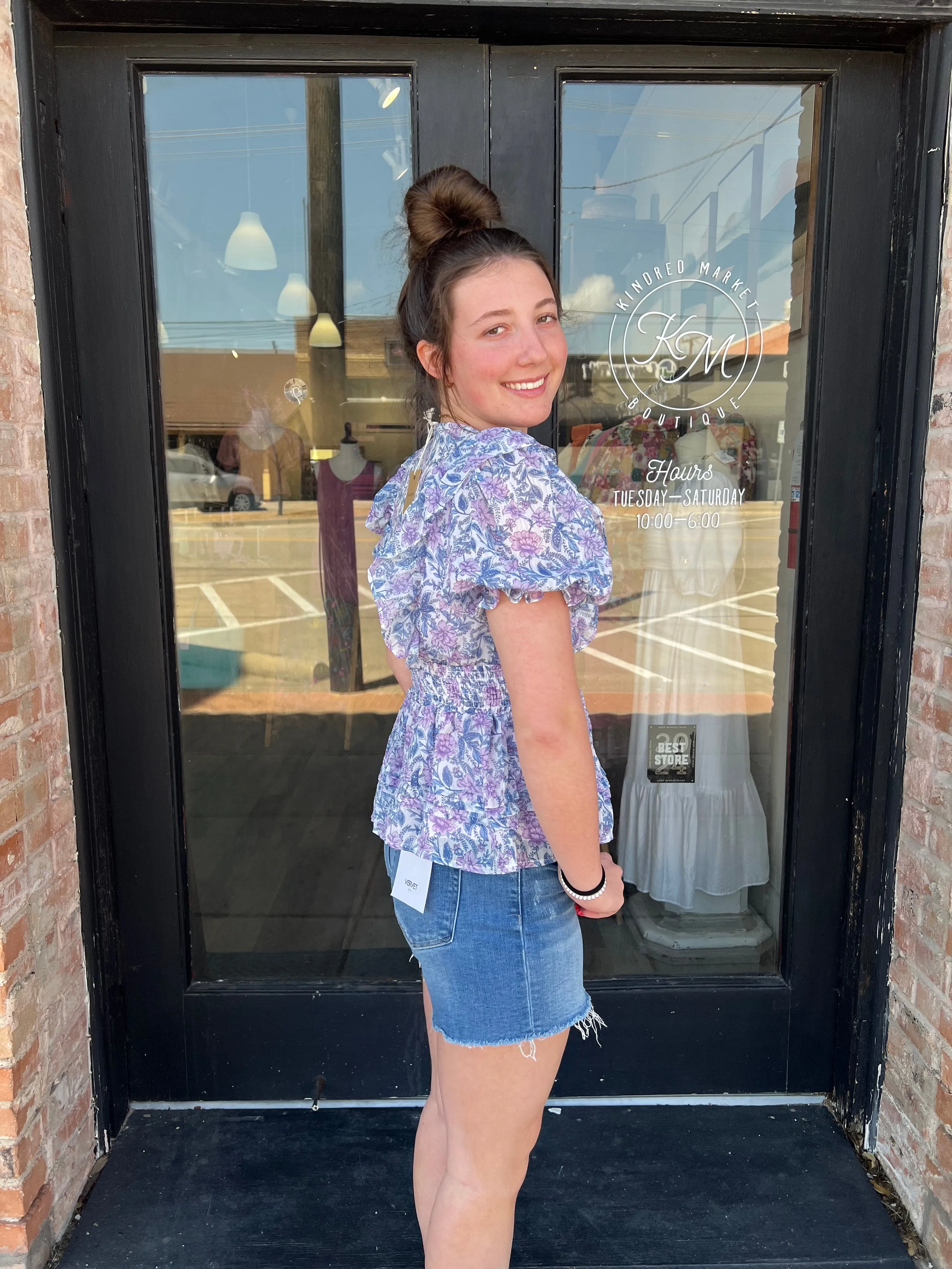 Nina Vervet Jean Shorts