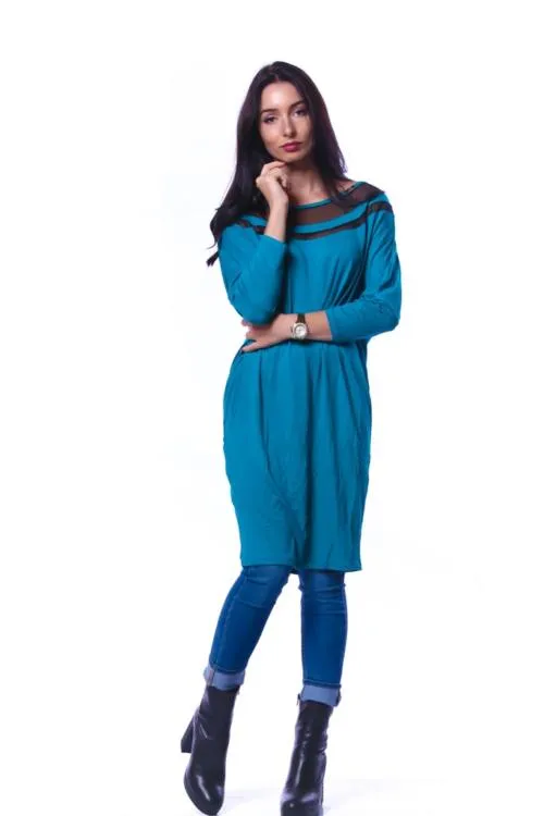 Oversized Loose Fit Midi Dress
