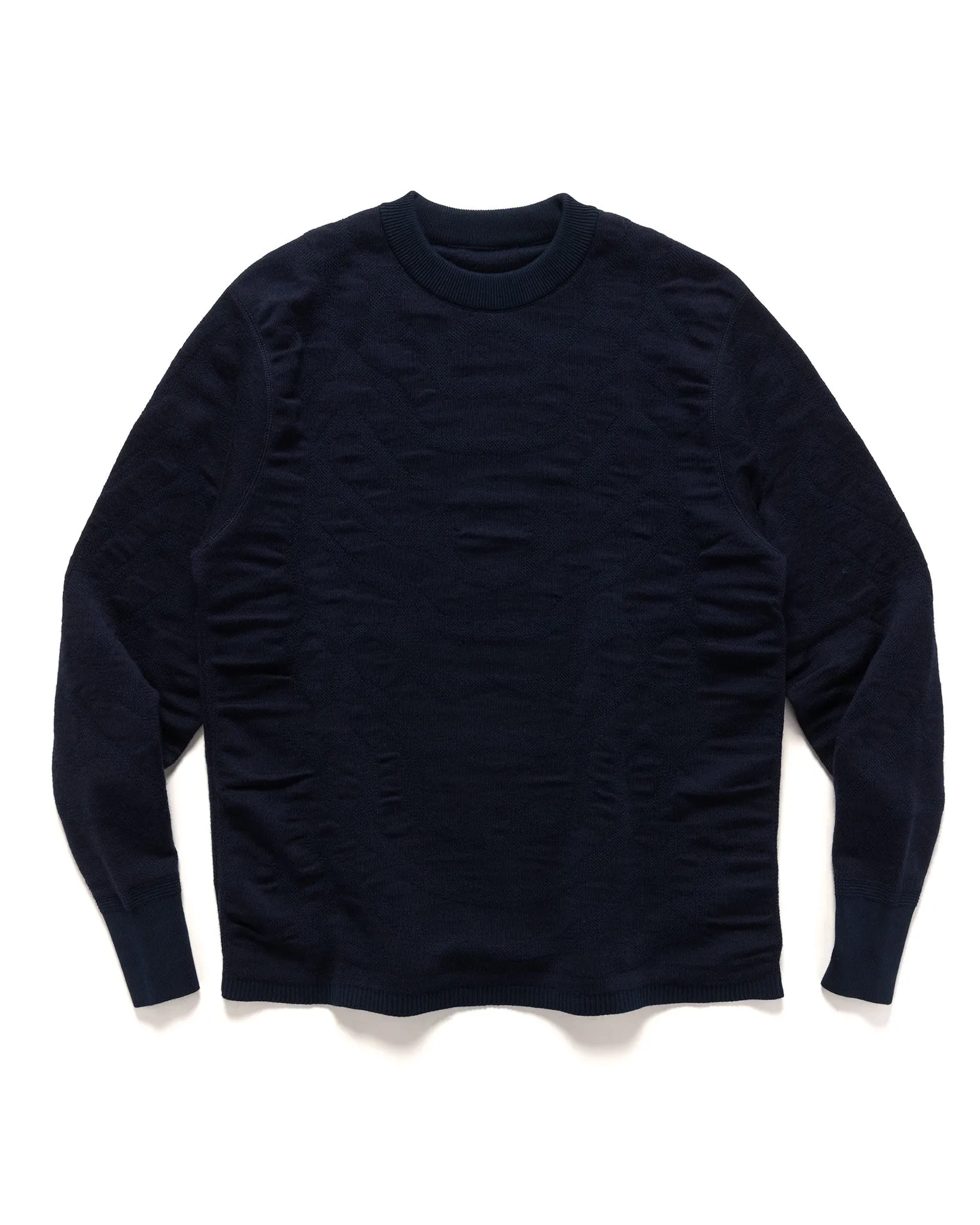 Reaction Diffusion Knit Top Dark Navy