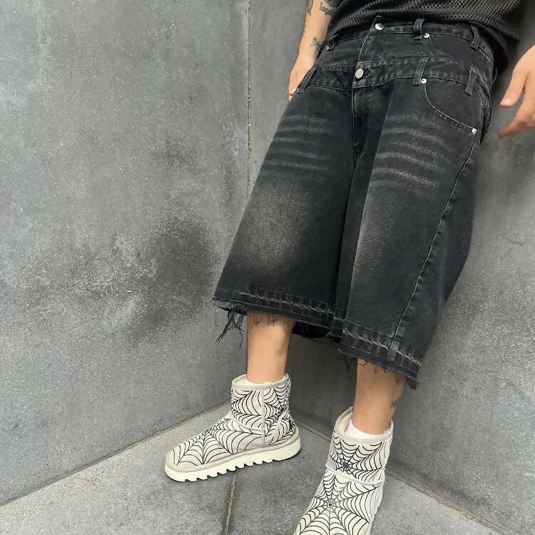 Shadow Fall Double Waisted Jorts