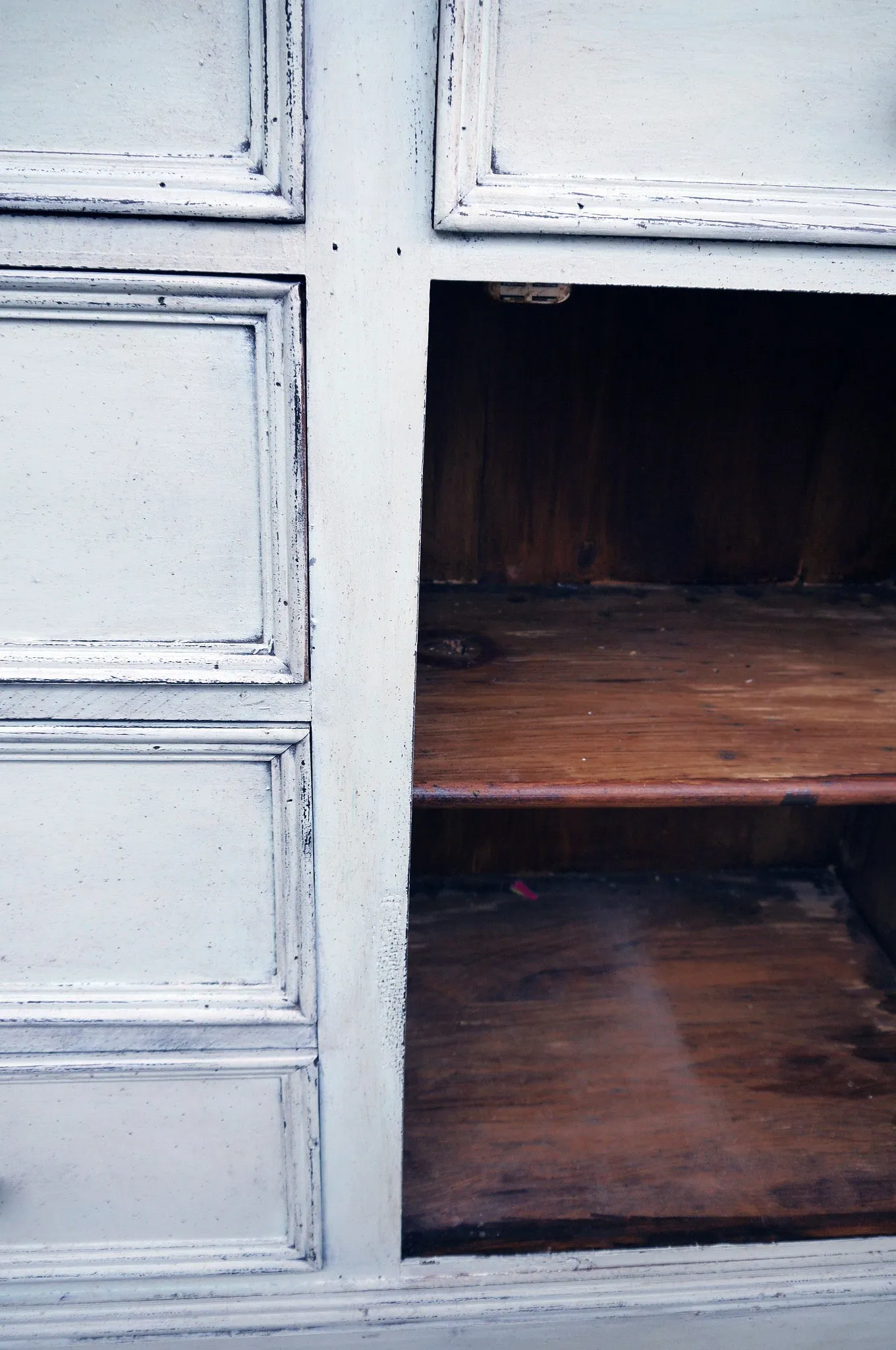 Stunning hand painted Vintage kitchen dresser in Miss Mustard Seed Milk Paint