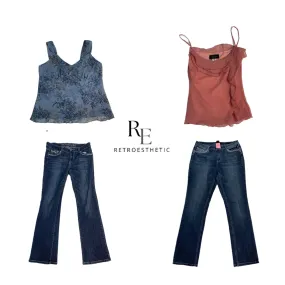 Y2K Tops & Flared Jeans (SR-262)